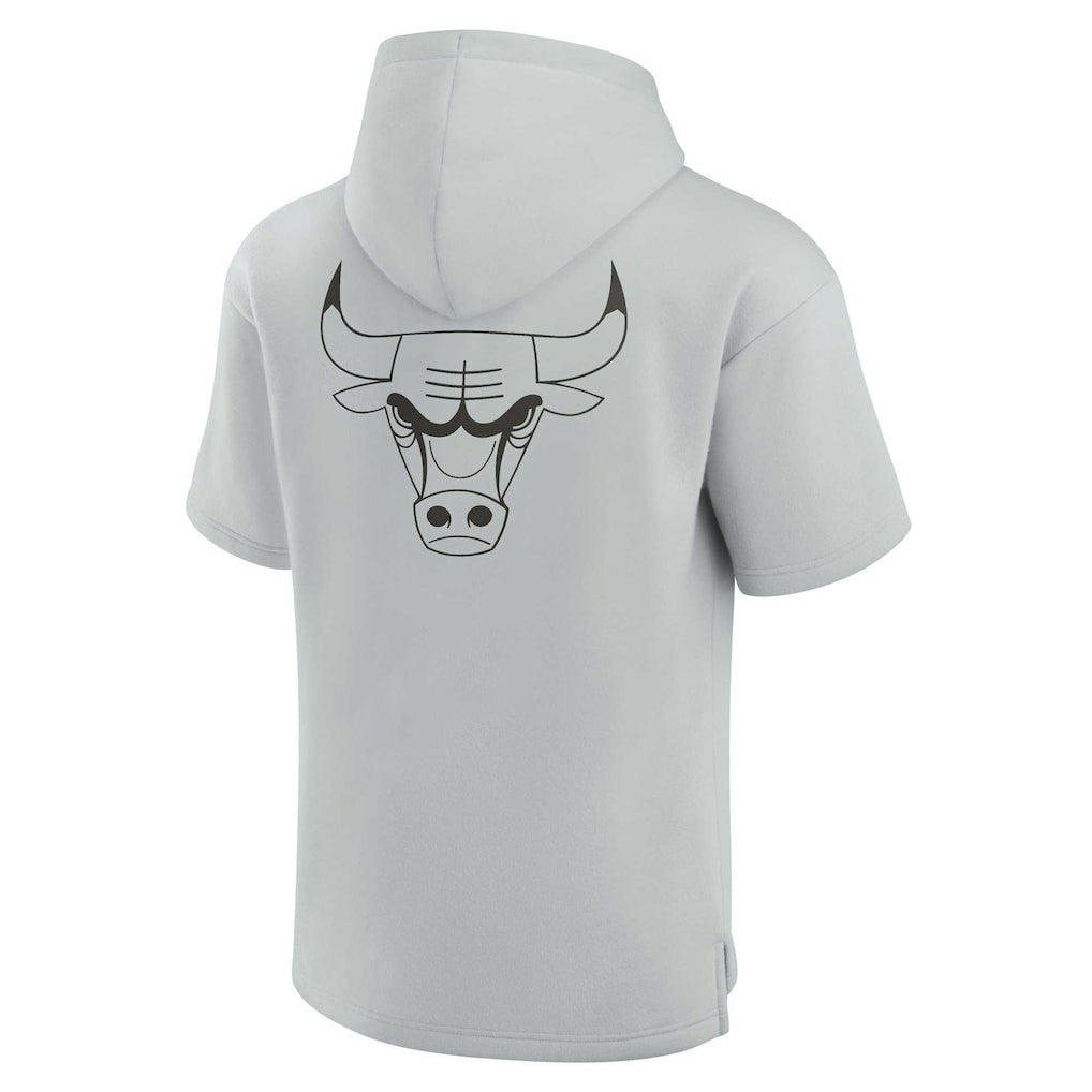 Chicago Bulls Unisex Elements Super Soft Fleece Short Sleeve Pullover Hoodie sale New