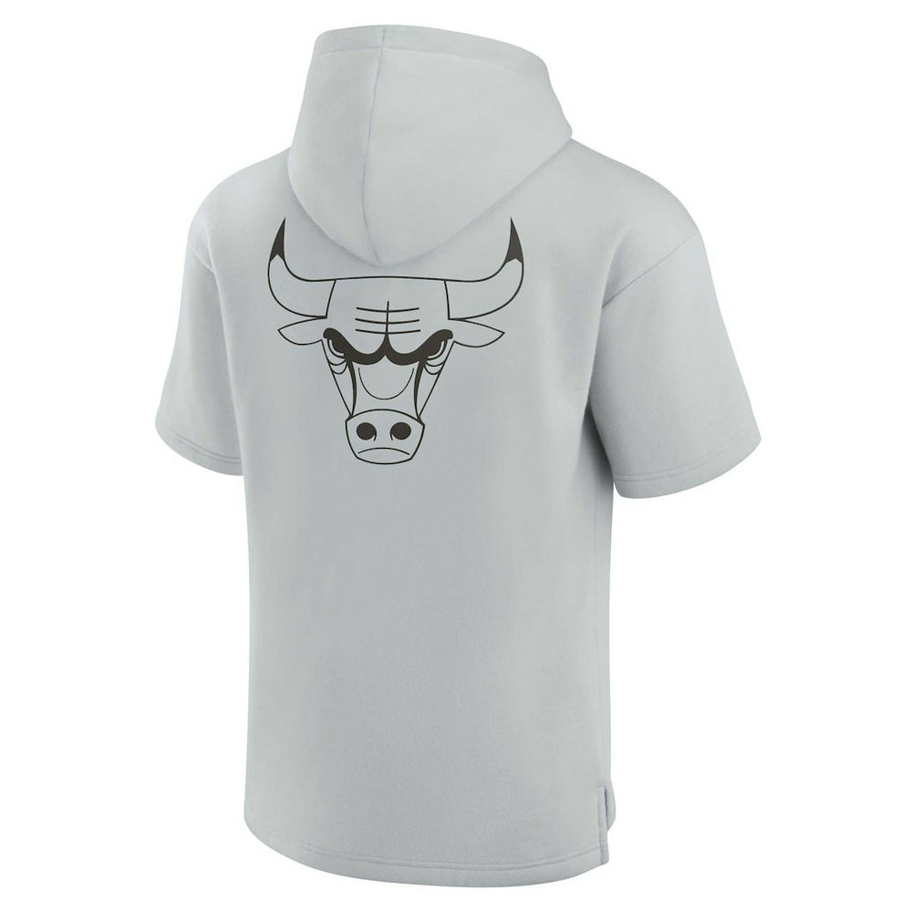 Chicago Bulls Unisex Elements Super Soft Fleece Short Sleeve Pullover Hoodie sale New
