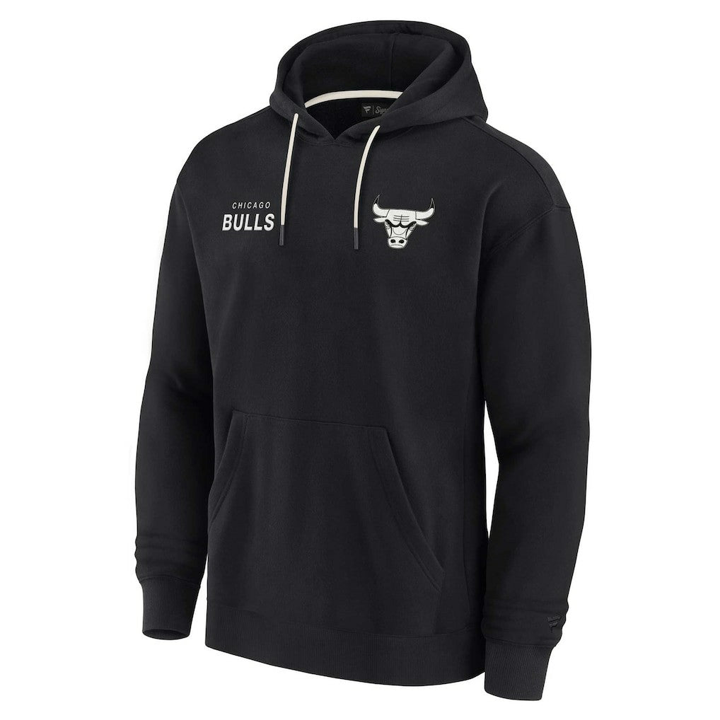 Chicago Bulls Unisex Elements Super Soft Fleece Pullover Hoodie New