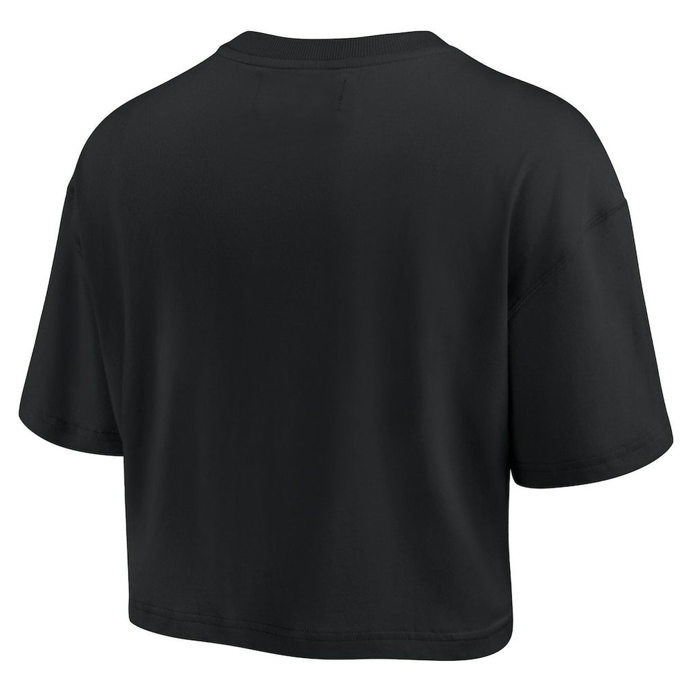 Golden State Warriors Women's Elements Super Soft Boxy Cropped T-Shirt sale On Sale
