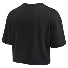 Golden State Warriors Women's Elements Super Soft Boxy Cropped T-Shirt sale On Sale