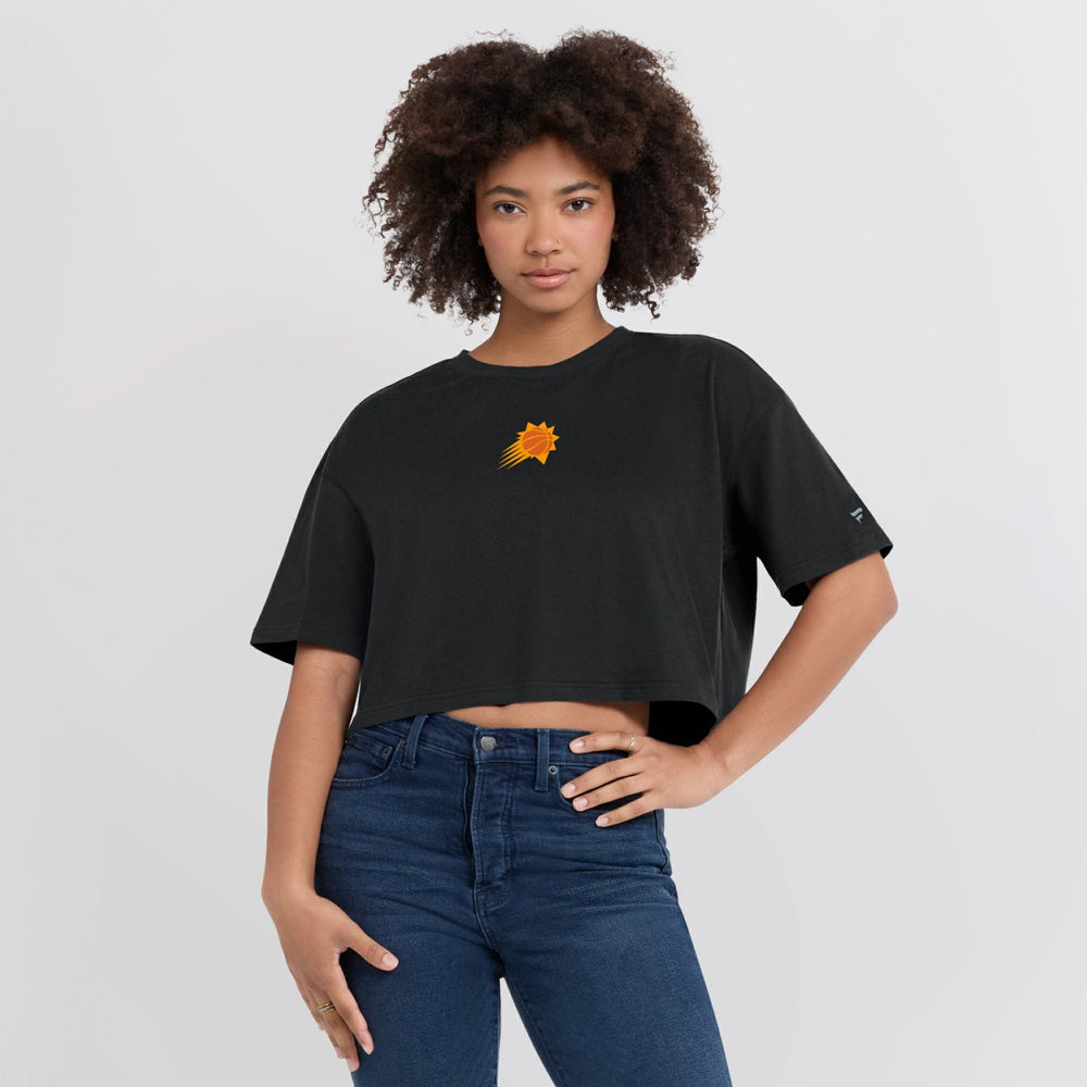 Phoenix Suns Women's Elements Super Soft Boxy Cropped T-Shirt New