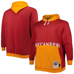 Tampa Bay Buccaneers Mitchell & Ness Big & Tall Big Face Pullover Hoodie