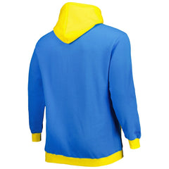 Los Angeles Chargers Mitchell & Ness Big & Tall Big Face Pullover Hoodie