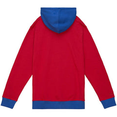 New England Patriots Mitchell & Ness Big & Tall Big Face Pullover Hoodie