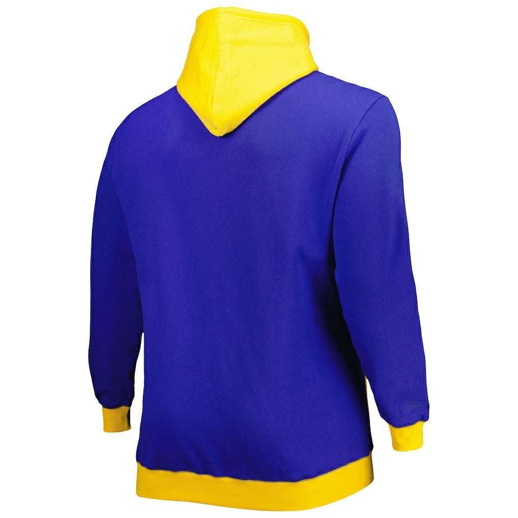Los Angeles Rams Mitchell & Ness Big & Tall Big Face Pullover Hoodie