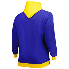 Los Angeles Rams Mitchell & Ness Big & Tall Big Face Pullover Hoodie