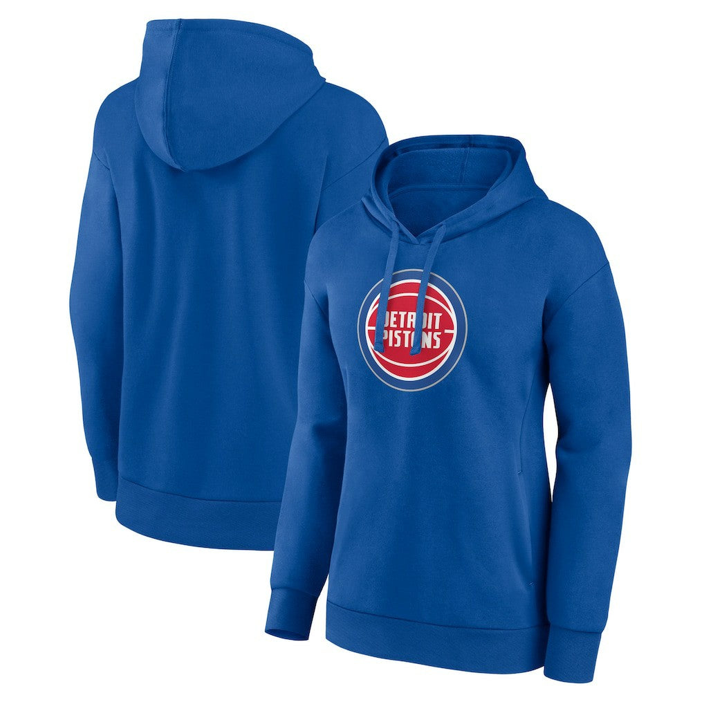 Detroit Pistons Women's Team Primary Logo Pullover Hoodie sale On Sale