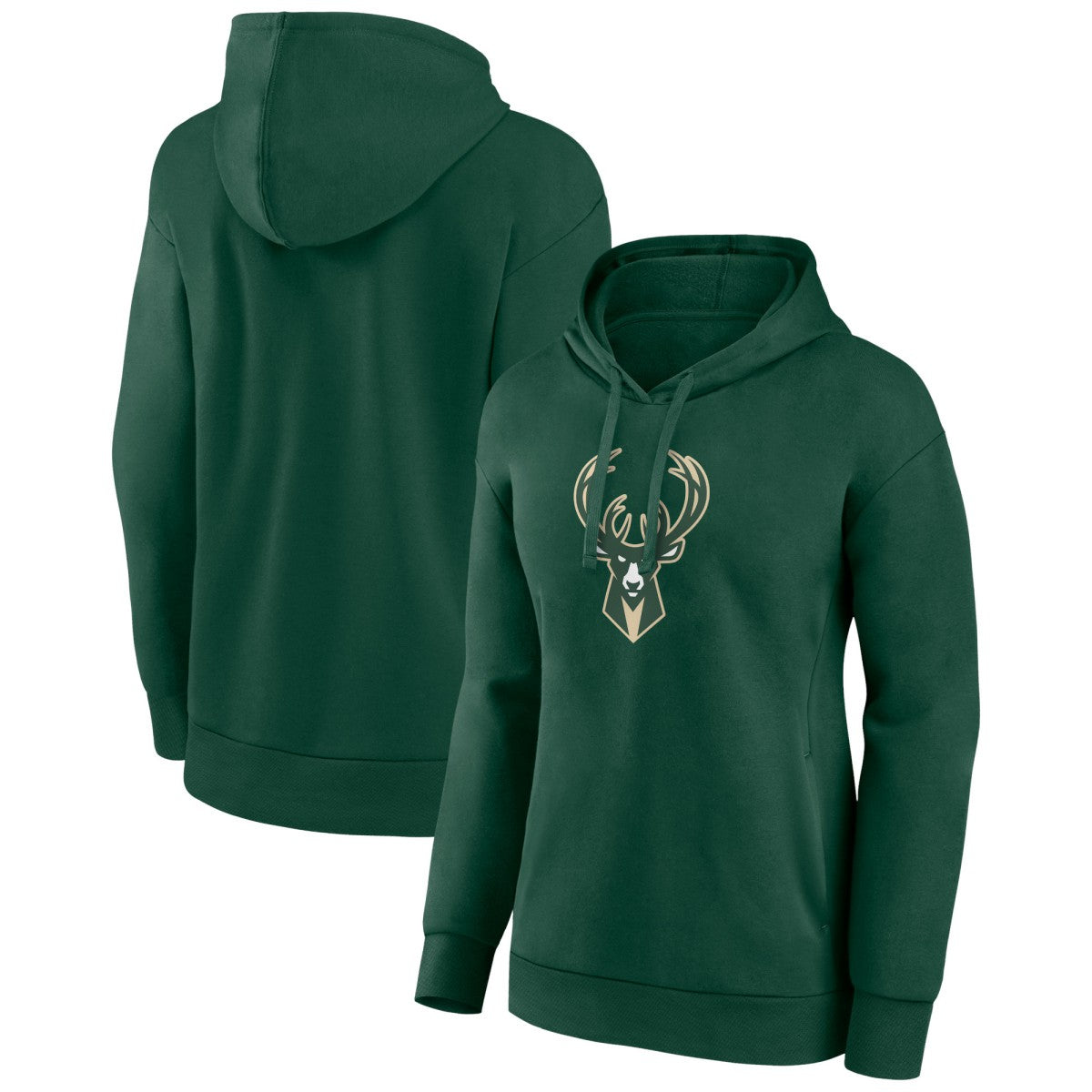Milwaukee Bucks Women's Team Primary Logo Pullover Hoodie Online
