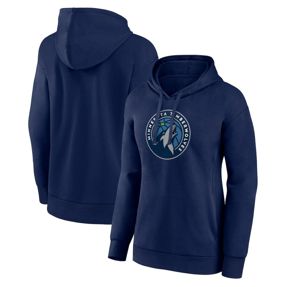 Minnesota Timberwolves Women's Team Primary Logo Pullover Hoodie On Sale