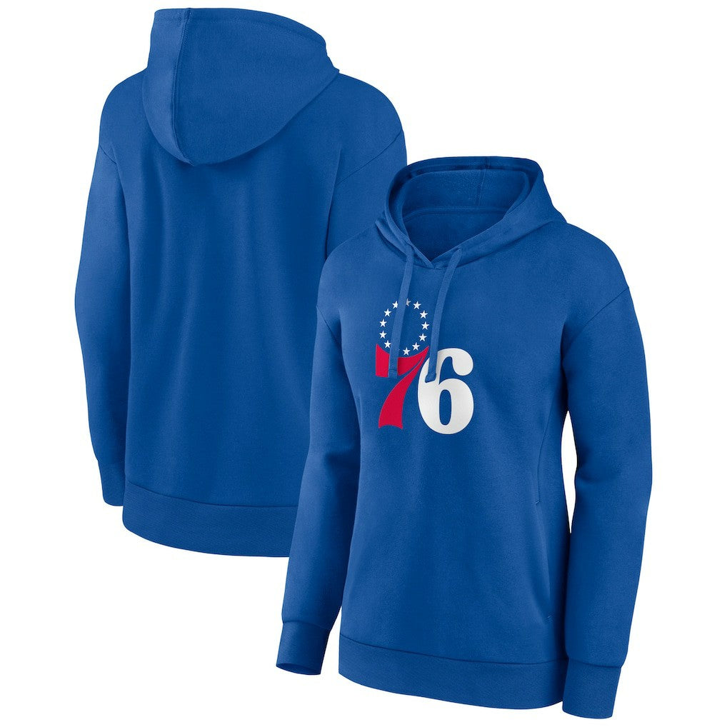 Philadelphia 76ers Women's Team Primary Logo Pullover Hoodie On Sale