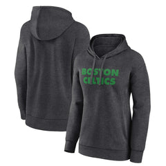 Boston Celtics Women's Wordmark Alt Pullover Hoodie New