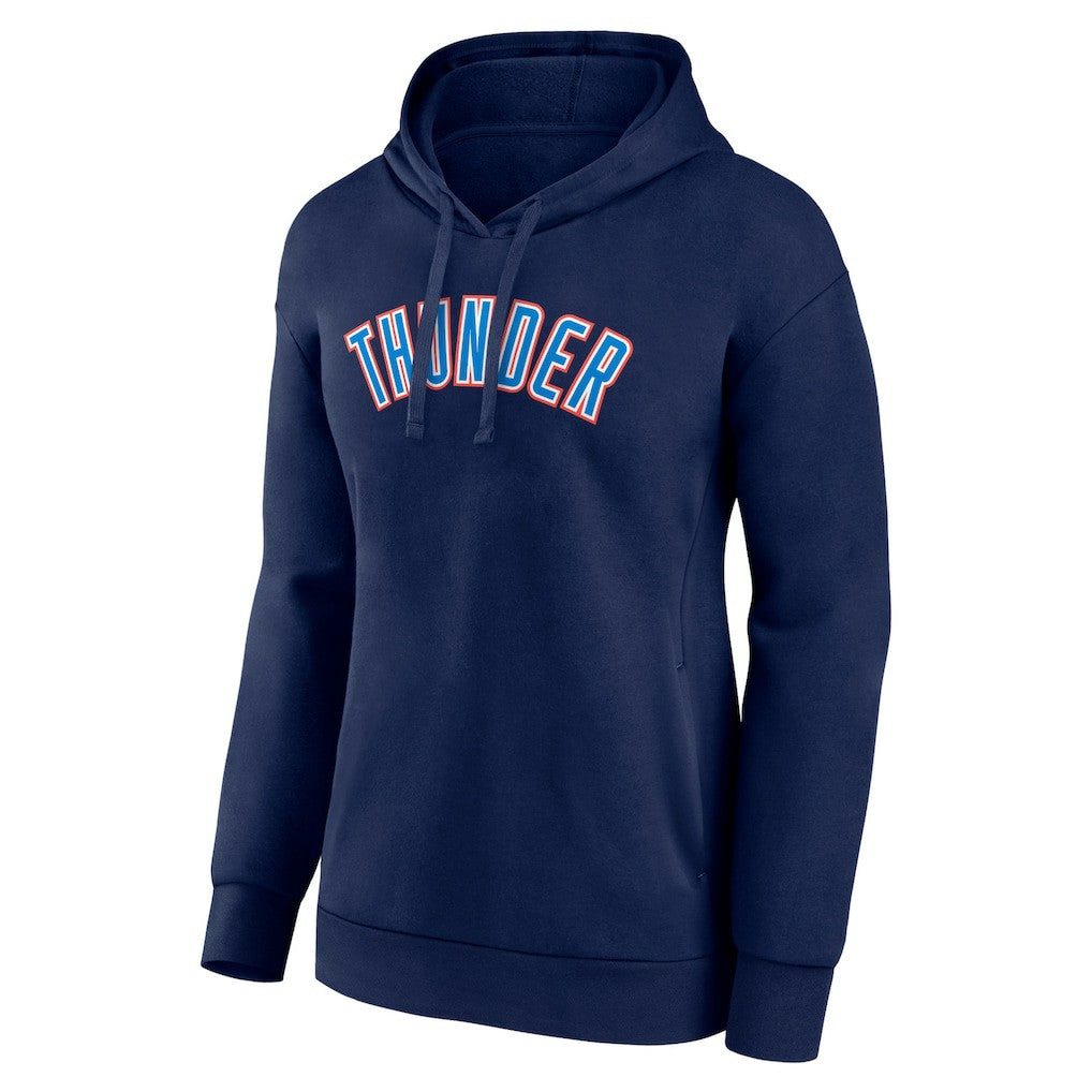 Oklahoma City Thunder Women's Wordmark Alt Pullover Hoodie New