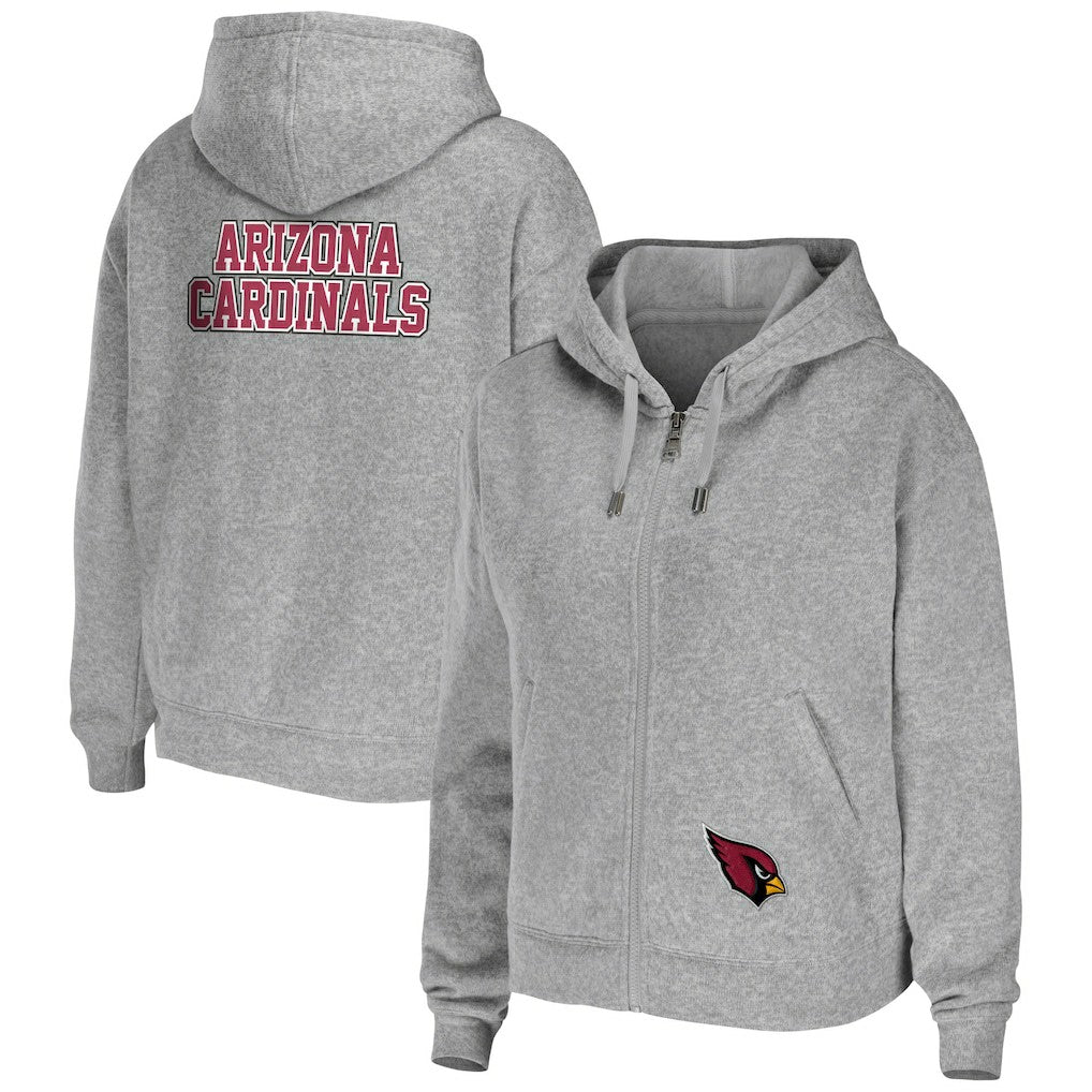Arizona Cardinals  WEAR by Erin Andrews Women's Team Full-Zip Hoodie