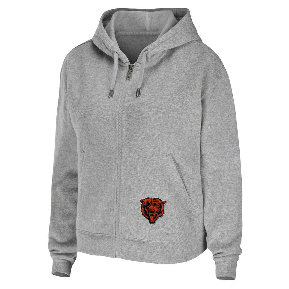 Chicago Bears  WEAR by Erin Andrews Women's Team Full-Zip Hoodie