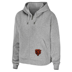 Chicago Bears  WEAR by Erin Andrews Women's Team Full-Zip Hoodie