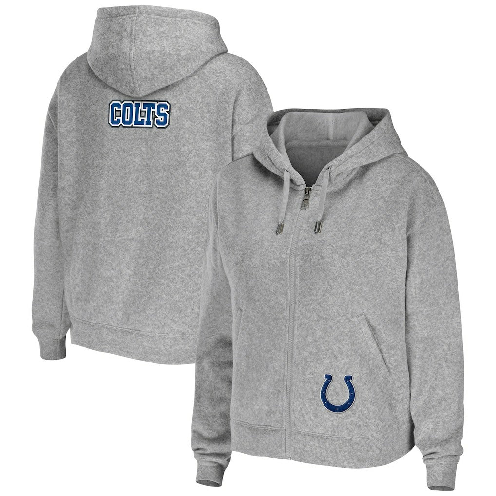 Indianapolis Colts  WEAR by Erin Andrews Women's Team Full-Zip Hoodie