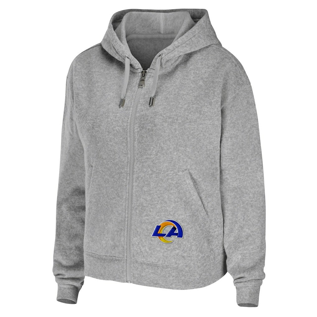 Los Angeles Rams  WEAR by Erin Andrews Women's Team Full-Zip Hoodie