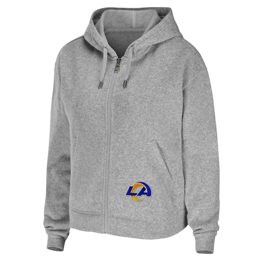 Los Angeles Rams  WEAR by Erin Andrews Women's Team Full-Zip Hoodie