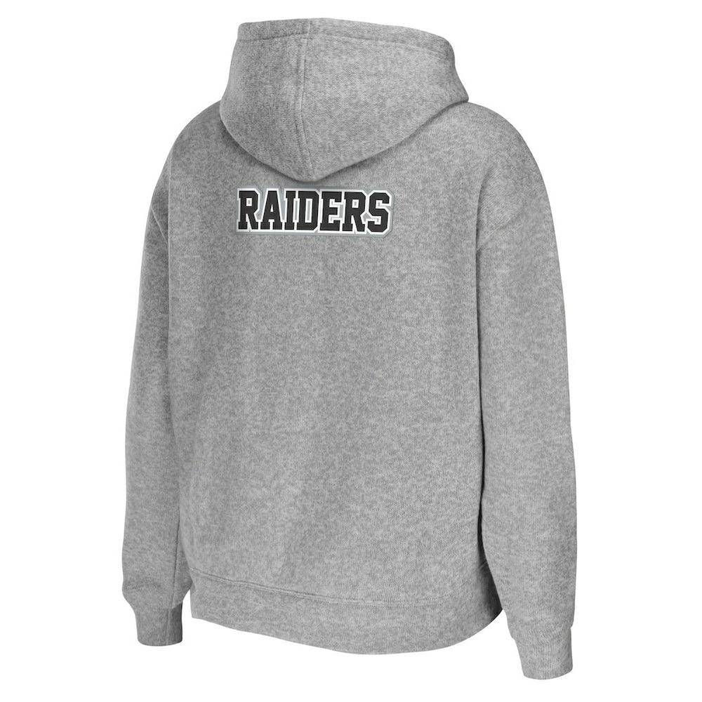 Las Vegas Raiders  WEAR by Erin Andrews Women's Team Full-Zip Hoodie