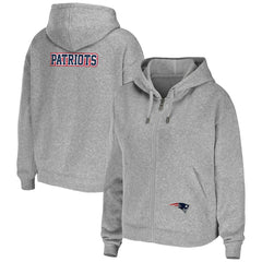 New England Patriots  WEAR by Erin Andrews Women's Team Full-Zip Hoodie