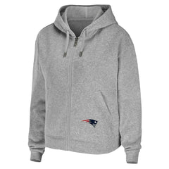 New England Patriots  WEAR by Erin Andrews Women's Team Full-Zip Hoodie