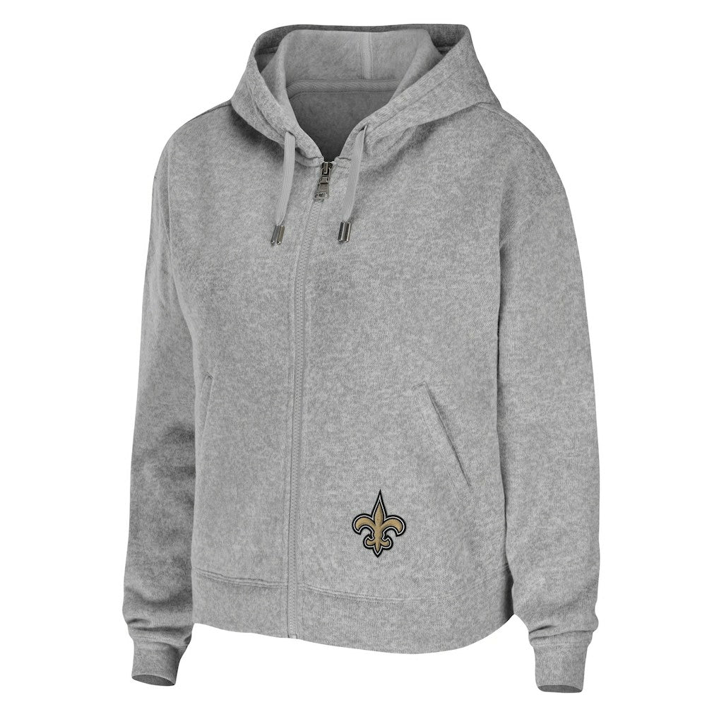 New Orleans Saints  WEAR by Erin Andrews Women's Team Full-Zip Hoodie