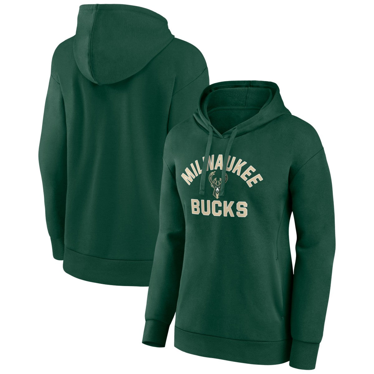 Milwaukee Bucks Women's Overtime Pullover Hoodie Discount