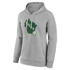 Milwaukee Bucks Women's Alternate Logo Pullover Hoodie On Sale