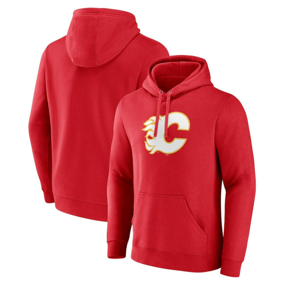 Calgary Flames Fanatics Primary Team Logo Pullover Hoodie Discount