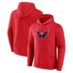 Washington Capitals Fanatics Primary Logo Pullover Hoodie Outlet
