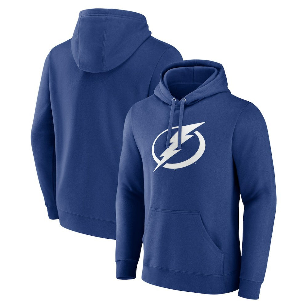 Tampa Bay Lightning Fanatics Primary Logo Pullover Hoodie On Sale