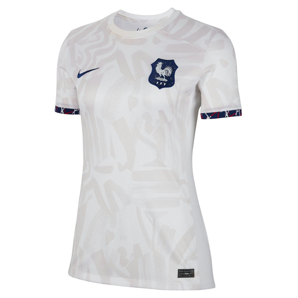France Women's National Team Women's 2023 Away Stadium Replica Jersey White - Nike