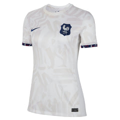 France Women's National Team Women's 2023 Away Stadium Replica Jersey White - Nike