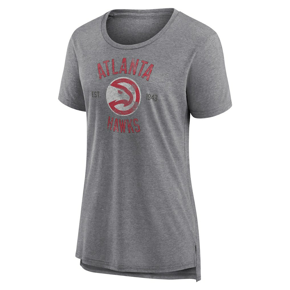 Atlanta Hawks Women's Heritage Tri-Blend T-Shirt Discount
