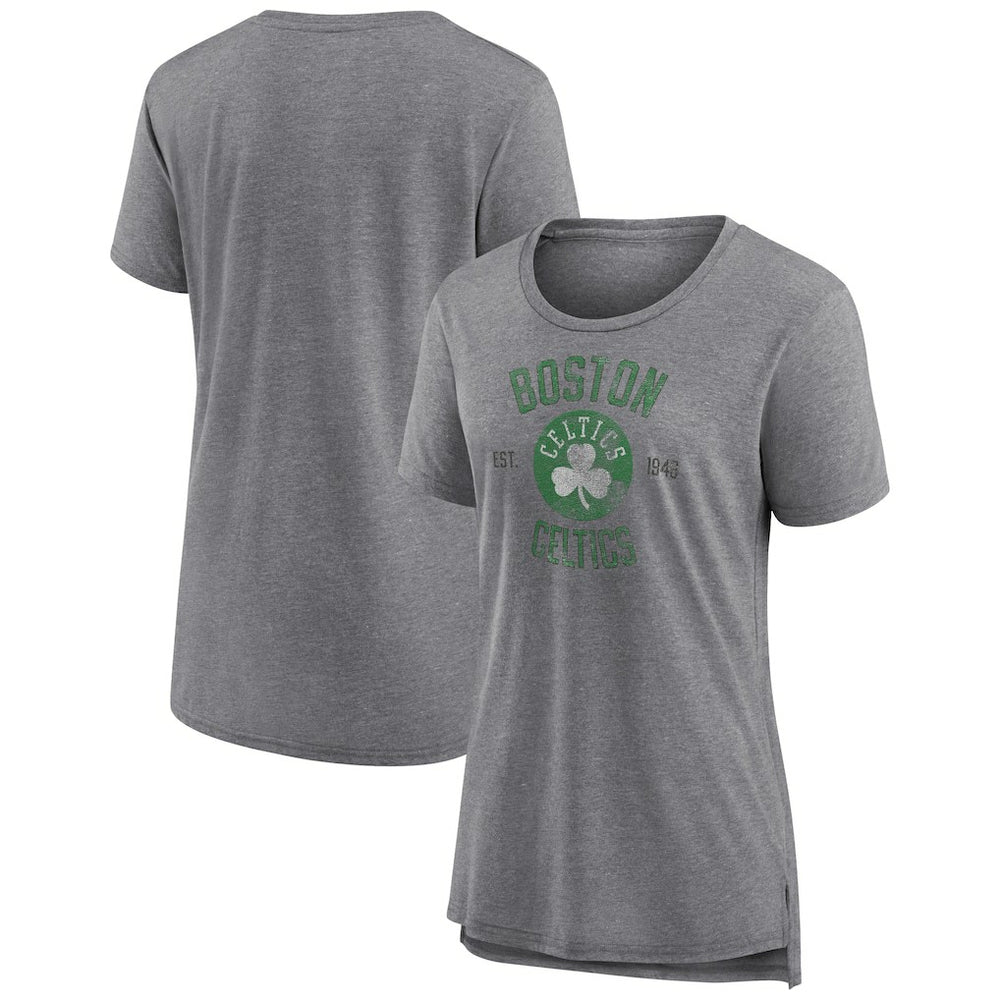 Boston Celtics Women's Heritage Tri-Blend T-Shirt On Sale