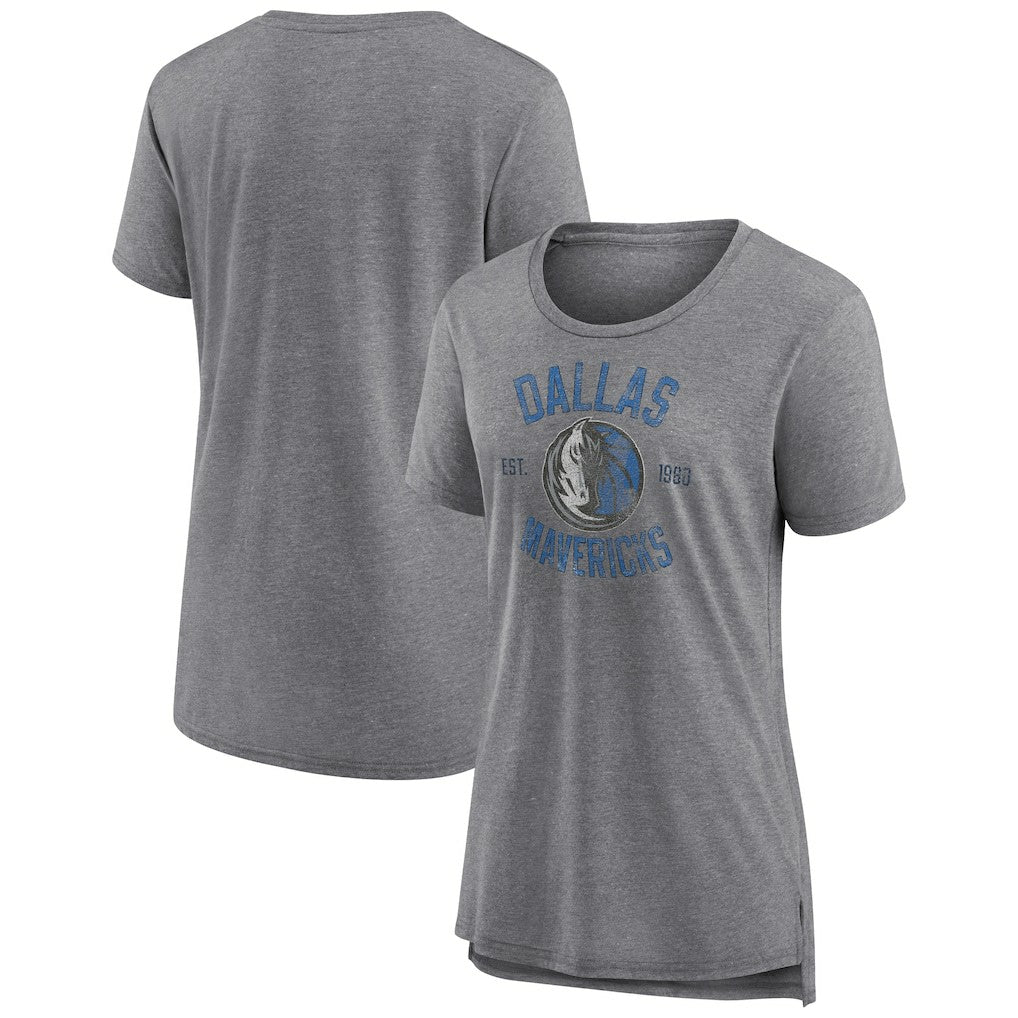 Dallas Mavericks Women's Heritage Tri-Blend T-Shirt sale Online