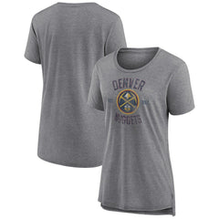 Denver Nuggets Women's Heritage Tri-Blend T-Shirt sale Outlet