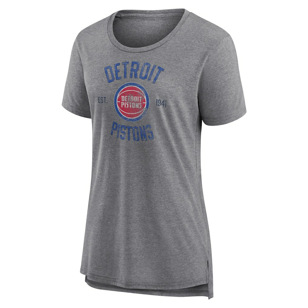 Detroit Pistons Women's Heritage Tri-Blend T-Shirt sale For Sale