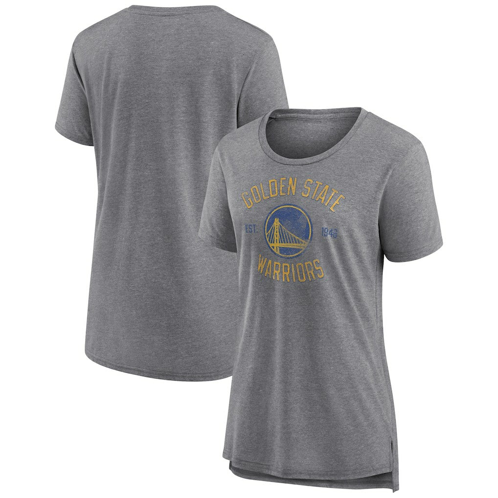 Golden State Warriors Women's Heritage Tri-Blend T-Shirt sale New