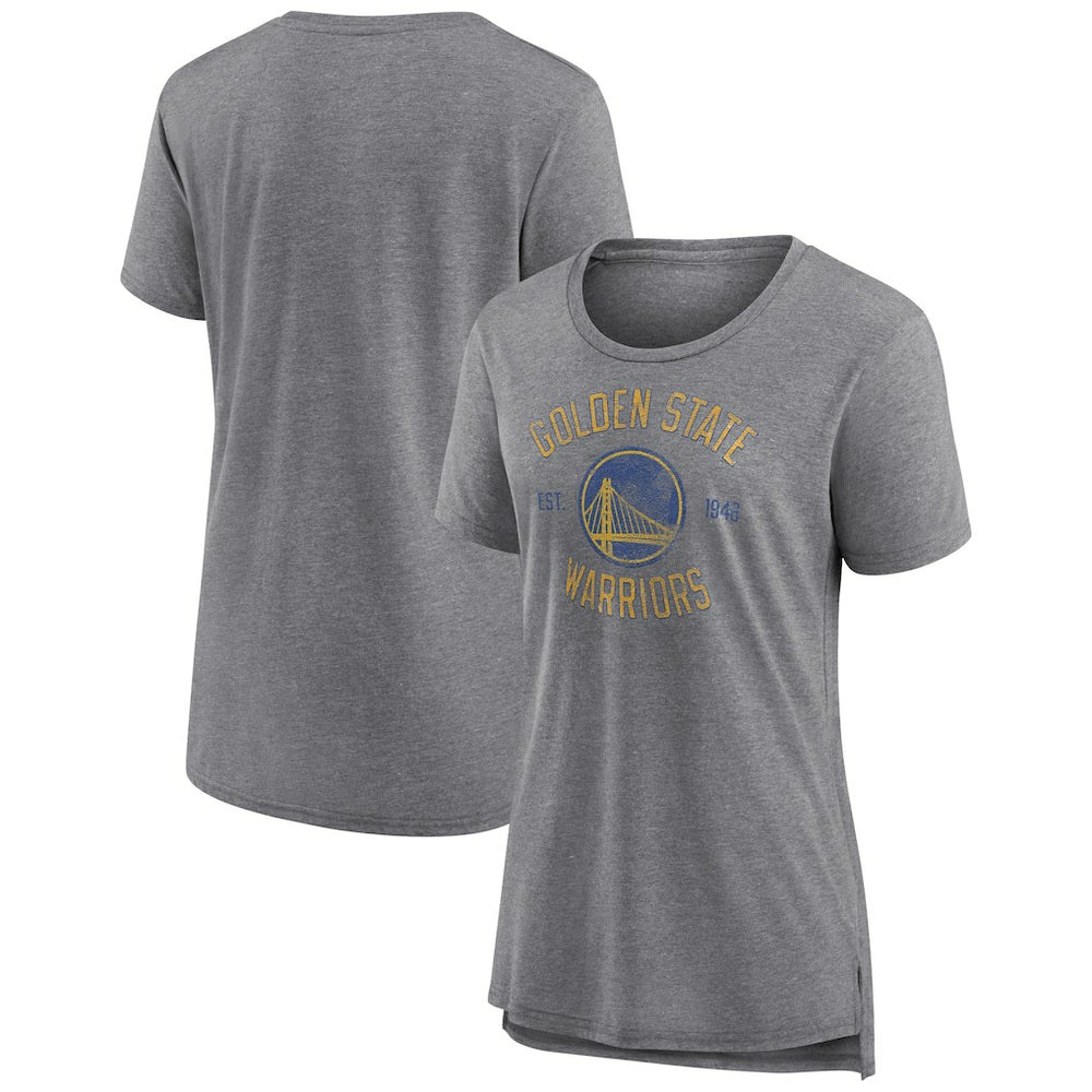Golden State Warriors Women's Heritage Tri-Blend T-Shirt sale New