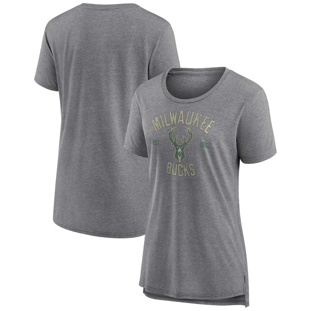 Milwaukee Bucks Women's Heritage Tri-Blend T-Shirt Online