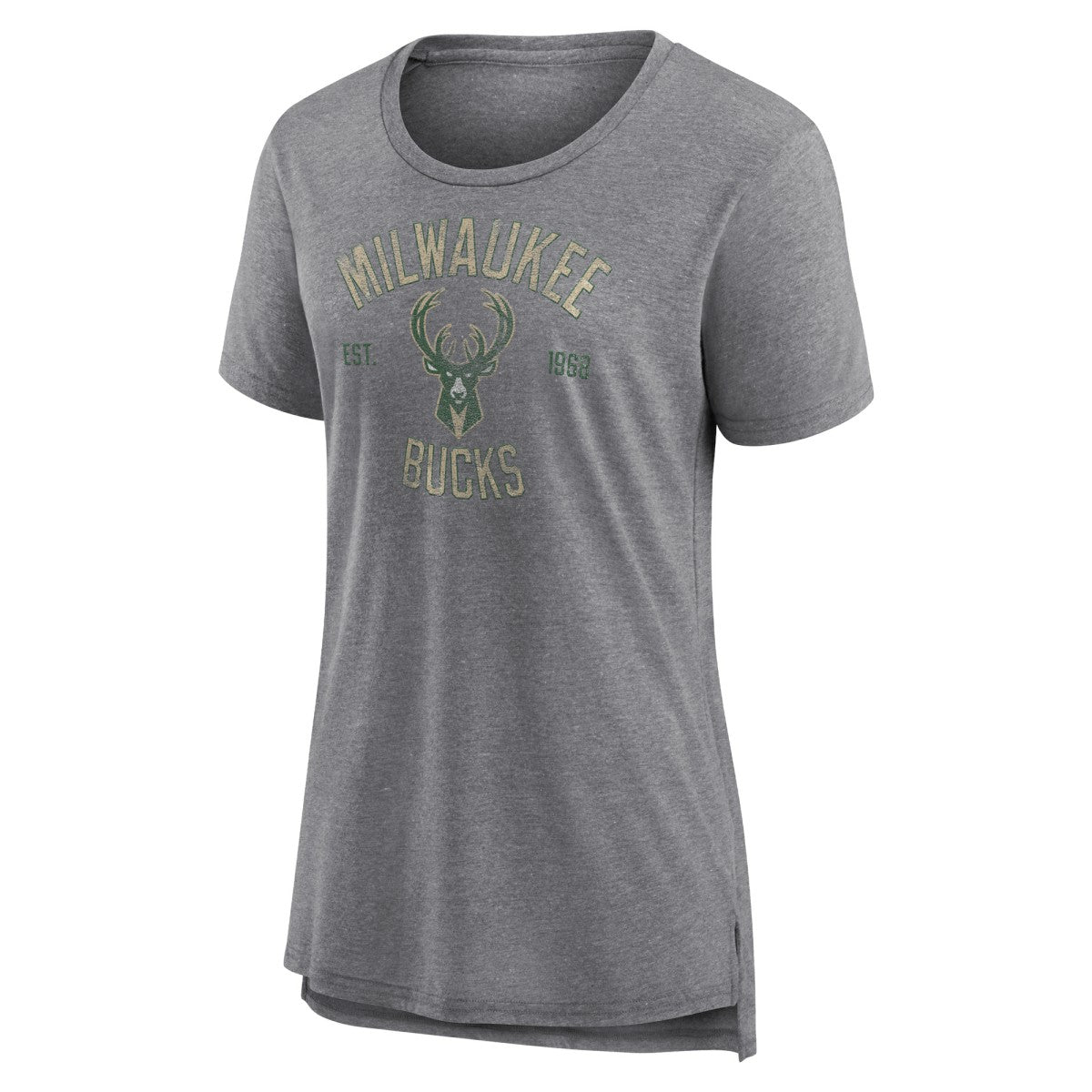 Milwaukee Bucks Women's Heritage Tri-Blend T-Shirt Online