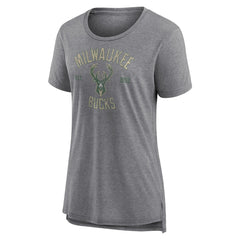 Milwaukee Bucks Women's Heritage Tri-Blend T-Shirt Online