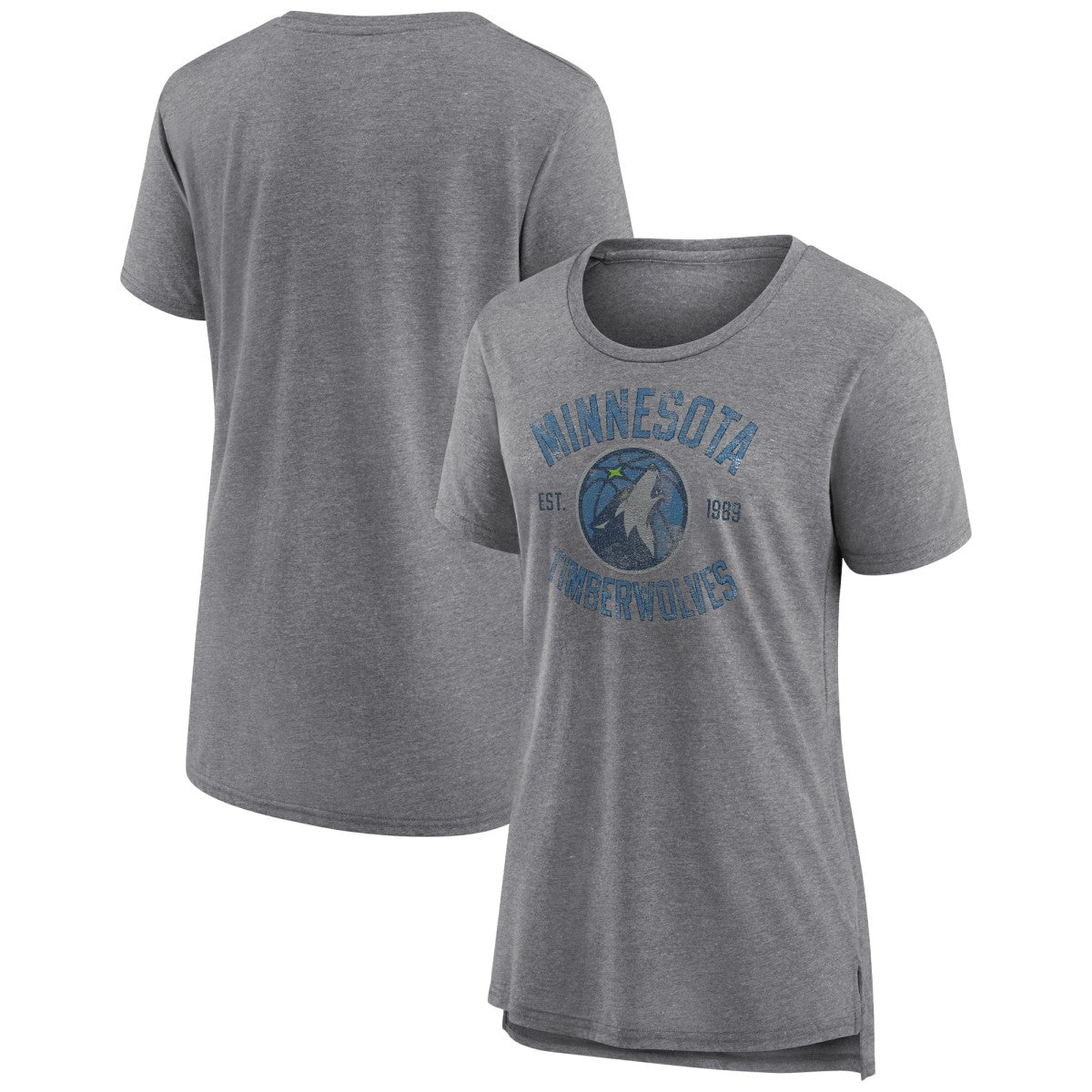 Minnesota Timberwolves Women's Heritage Tri-Blend T-Shirt On Sale