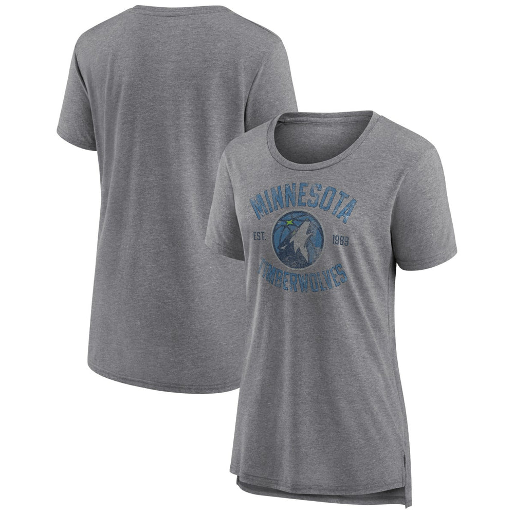 Minnesota Timberwolves Women's Heritage Tri-Blend T-Shirt On Sale