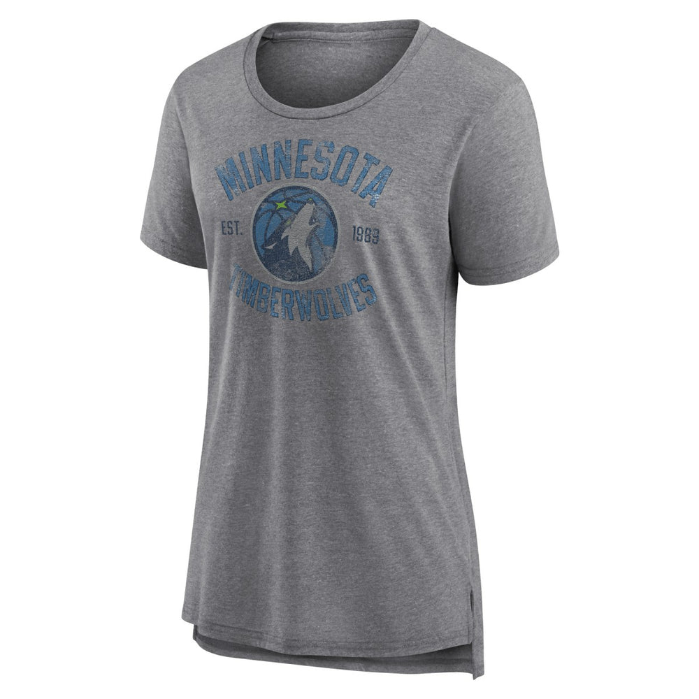 Minnesota Timberwolves Women's Heritage Tri-Blend T-Shirt On Sale