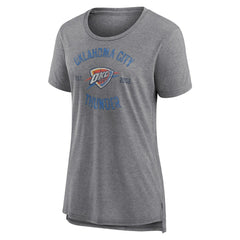 Oklahoma City Thunder Women's Heritage Tri-Blend T-Shirt New