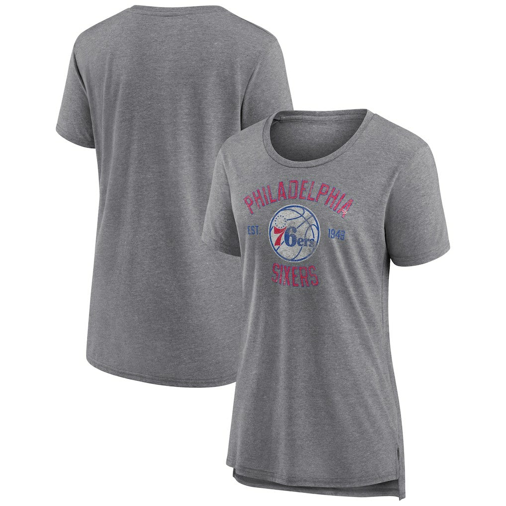 Philadelphia 76ers Women's Heritage Tri-Blend T-Shirt Online