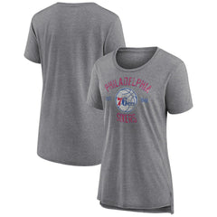 Philadelphia 76ers Women's Heritage Tri-Blend T-Shirt Online
